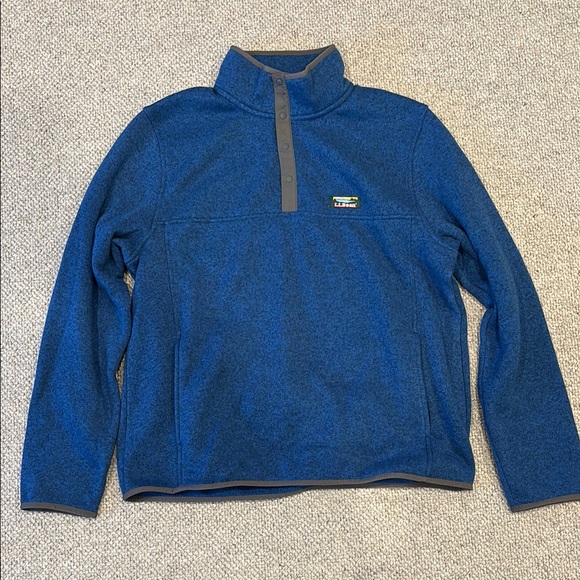 LL Bean Sweater Fleece Pullover NWT - Picture 1 of 2
